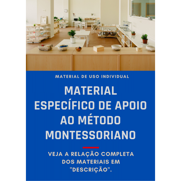 KIT MATERIAL INDIVIDUAL MONTESSORIANO - MATERNAL 2