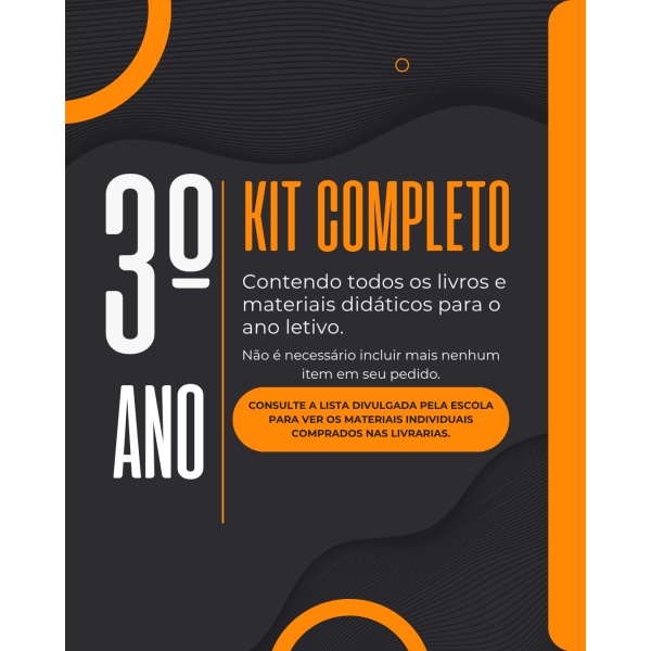 KIT 3º ANO FUNDAMENTAL